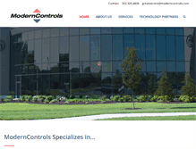 Tablet Screenshot of moderncontrols.com